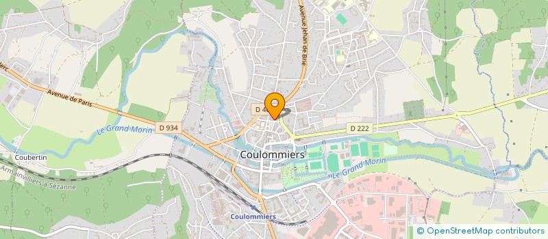 localisation de l'entreprise SCI MAHLOUS DIMPRE à COULOMMIERS