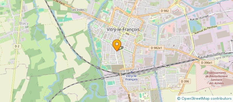 localisation de l'entreprise SCI MAHOUT FRERES à VITRY-LE-FRANCOIS