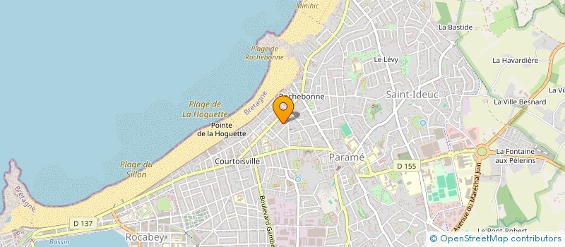 localisation de l'entreprise SCI MAHU à SAINT-MALO