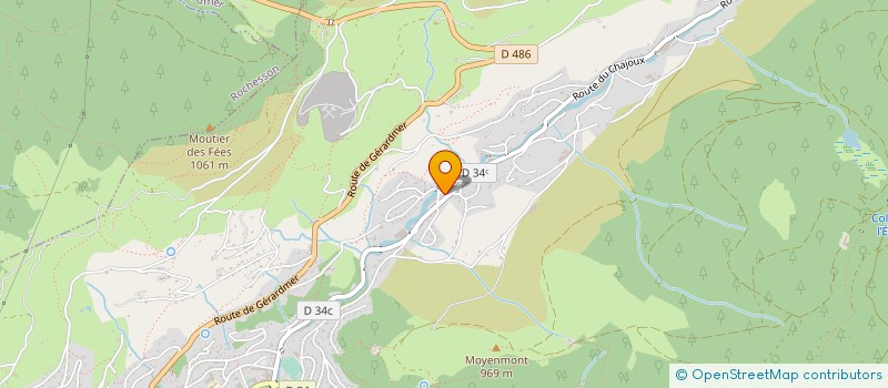 localisation de l'entreprise SCI MAHUBER  LA BRESSE