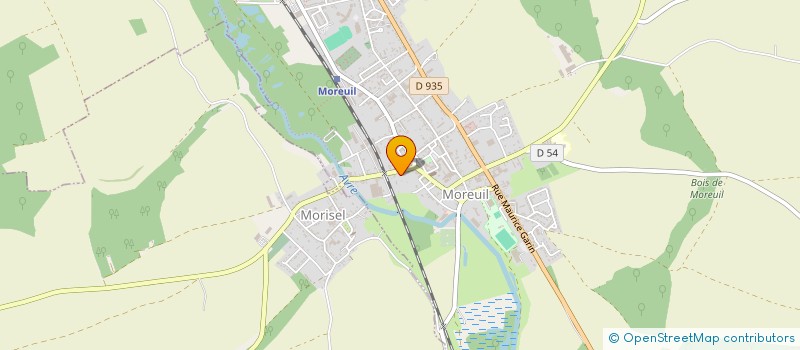 localisation de l'entreprise SCI MAHVIC III à MOREUIL