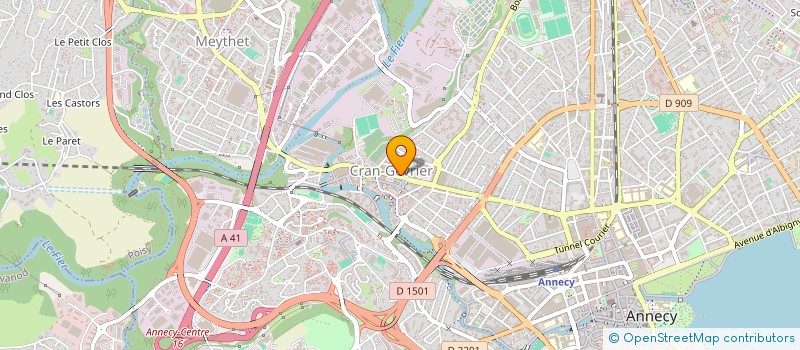 localisation de l'entreprise SCI MAHY  POISY