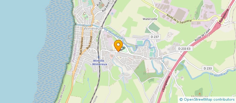 localisation de l'entreprise SCI MAHY-HENAUX  WIMILLE