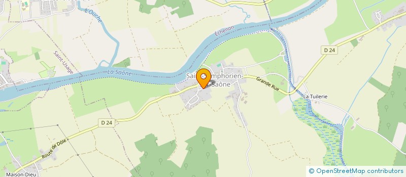 localisation de l'entreprise SCI MAI  SAINT-SYMPHORIEN-SUR-SAONE