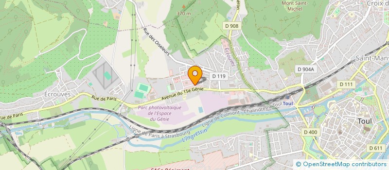 localisation de l'entreprise SCI MAI  ECROUVES