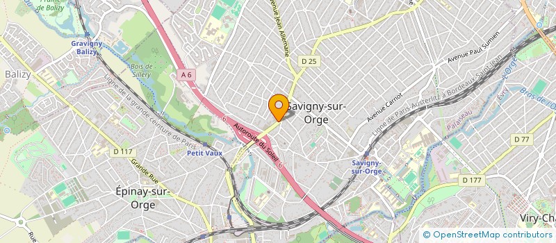 localisation de l'entreprise SCI MAI CONTENT à SAVIGNY-SUR-ORGE