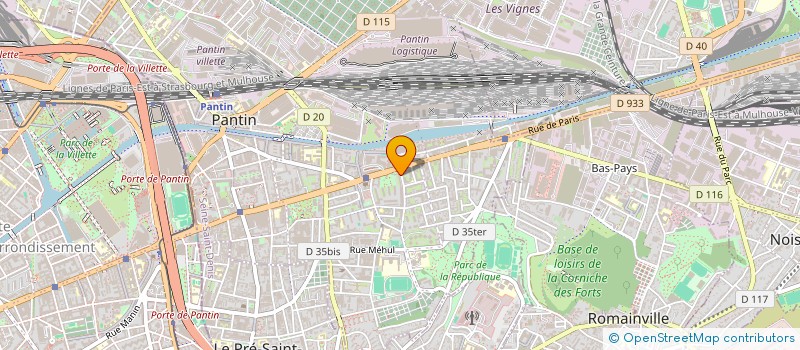 localisation de l'entreprise SCI MAI-HOM à PANTIN