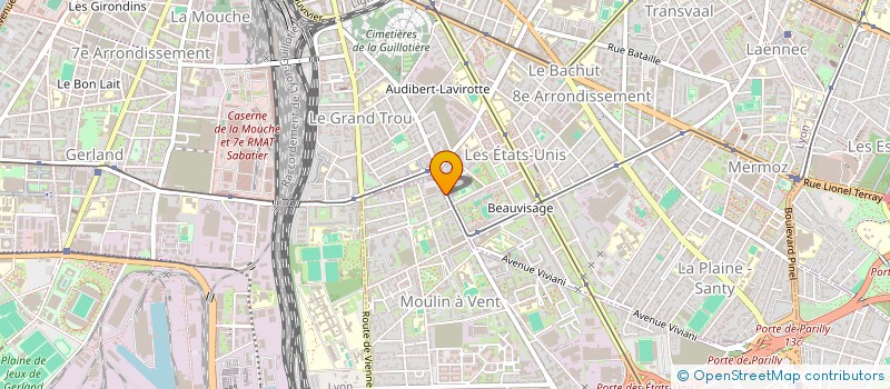 localisation de l'entreprise SCI MAIA  VENISSIEUX