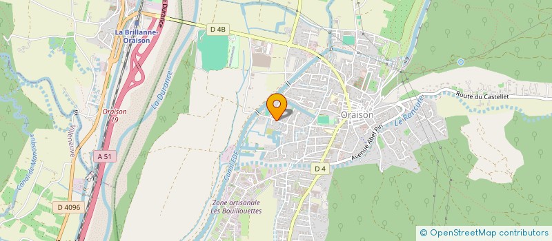 localisation de l'entreprise SCI MAIA  ORAISON