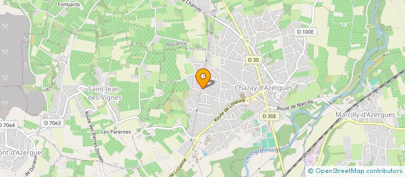 localisation de l'entreprise SCI MAIA  CHAZAY-D'AZERGUES