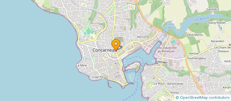 localisation de l'entreprise SCI MAIA  CONCARNEAU