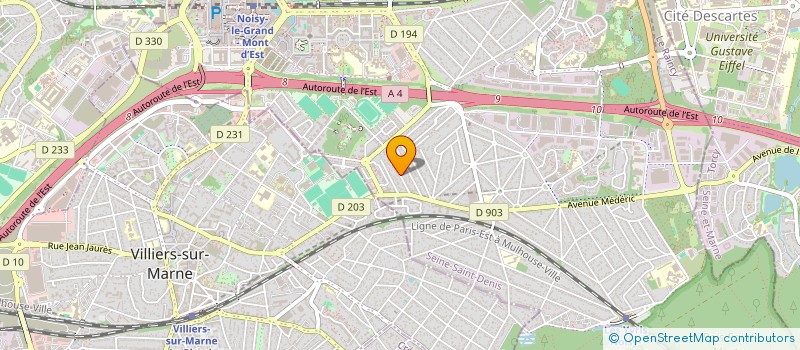 localisation de l'entreprise SCI MAIA LOGIS  NOISY-LE-GRAND