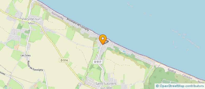 localisation de l'entreprise SCI MAIA SPOT  SAINT-LAURENT-SUR-MER