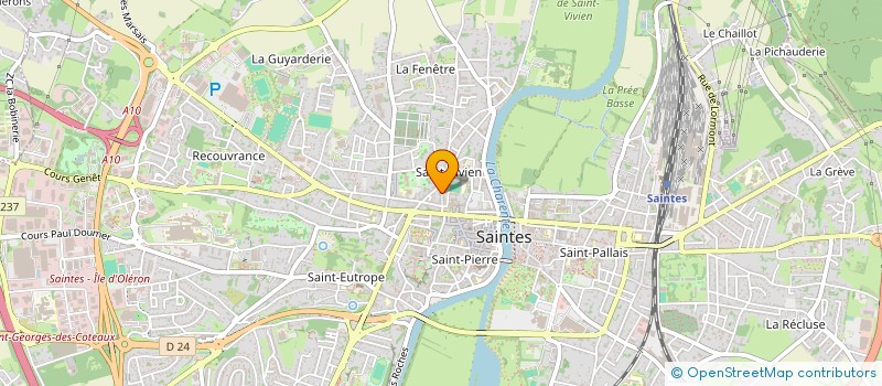 localisation de l'entreprise SCI MAIB  SAINTES