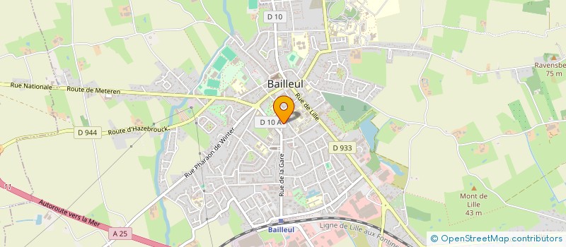 localisation de l'entreprise SCI MAIDEH  BAILLEUL
