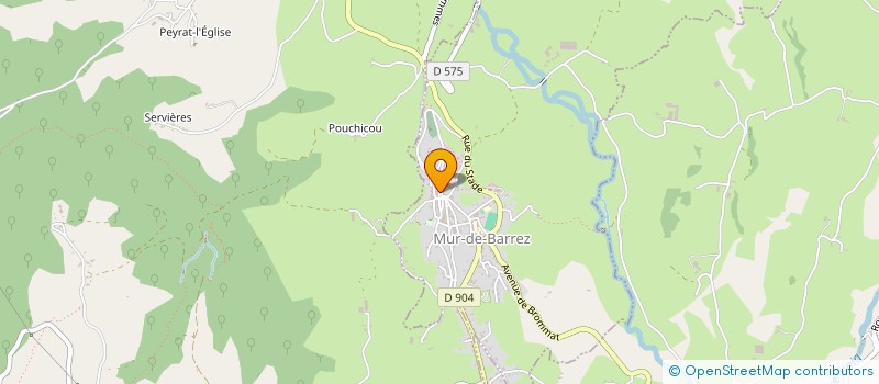 localisation de l'entreprise SCI MAIDEL'HIST  MUR-DE-BARREZ