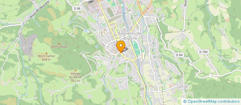 localisation de l'entreprise SCI MAIE  BAGNERES-DE-BIGORRE