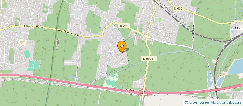 localisation de l'entreprise SCI MAIENA  LE TEICH