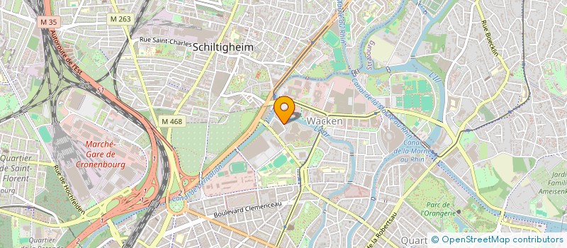 localisation de l'entreprise SCI MAIER ONE  STRASBOURG