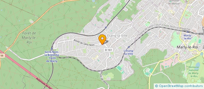 localisation de l'entreprise SCI MAIEUTIQUE  L'ETANG-LA-VILLE