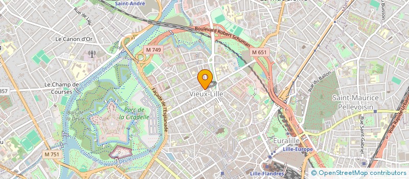 localisation de l'entreprise SCI MAIFI  LILLE