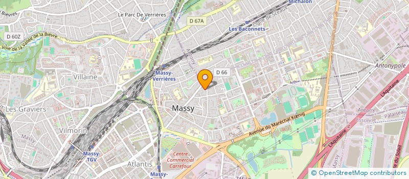 localisation de l'entreprise SCI MAIFORT à MASSY