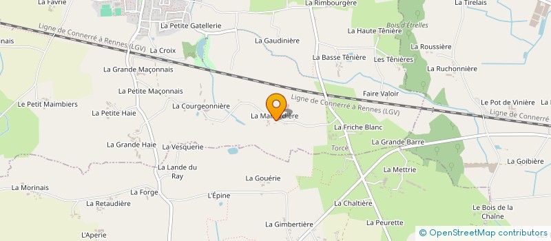 localisation de l'entreprise SCI MAIGNAN DU PERRAY  TORCE