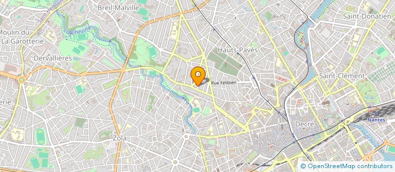 localisation de l'entreprise SCI MAIGRET  NANTES