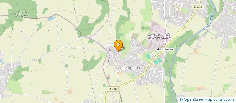 localisation de l'entreprise SCI MAIHOME  CHARVIEU-CHAVAGNEUX