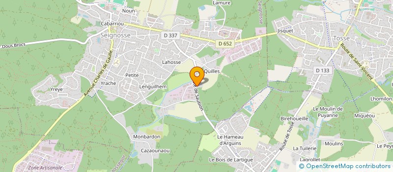 localisation de l'entreprise SCI MAIJEAN  SEIGNOSSE