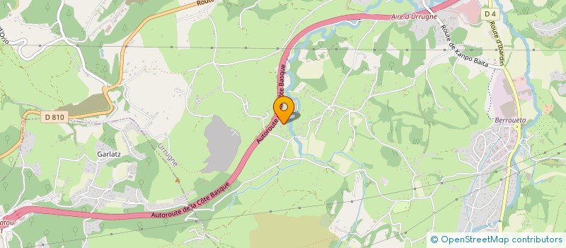 localisation de l'entreprise SCI MAIKU  URRUGNE