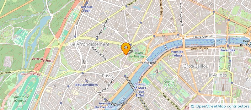localisation de l'entreprise SCI MAIL AUDIT  PARIS