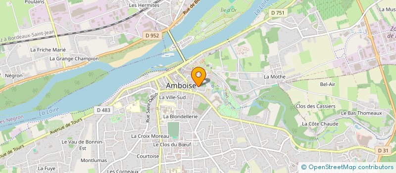 localisation de l'entreprise SCI MAIL SAINT THOMAS  AMBOISE