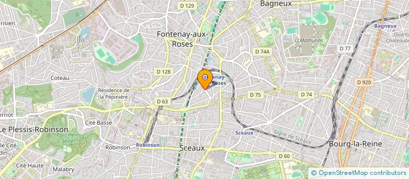 localisation de l'entreprise SCI MAILAC à FONTENAY-AUX-ROSES