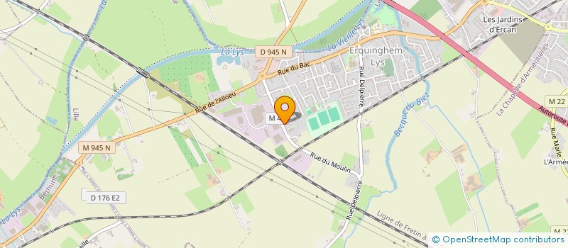 localisation de l'entreprise SCI MAILAUVAL  ERQUINGHEM-LYS