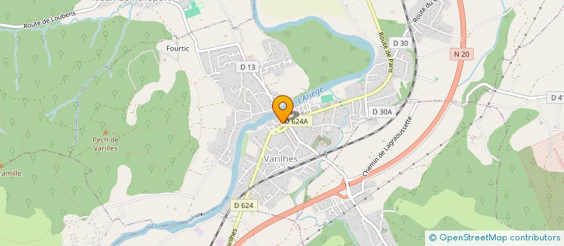 localisation de l'entreprise SCI MAILHOT à VARILHES