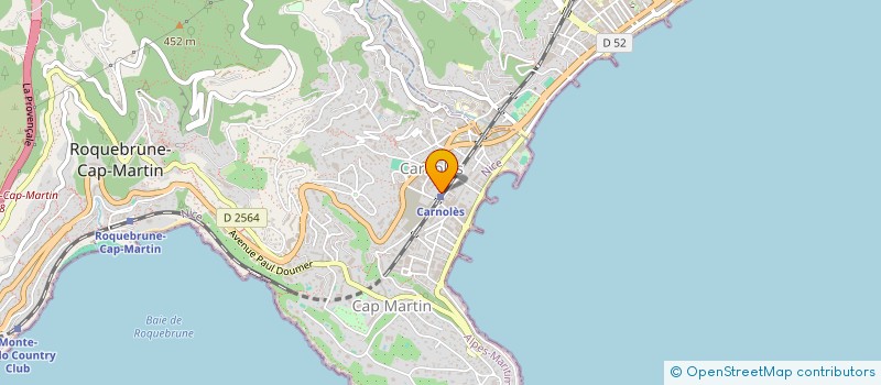localisation de l'entreprise SCI MAILI à ROQUEBRUNE-CAP-MARTIN