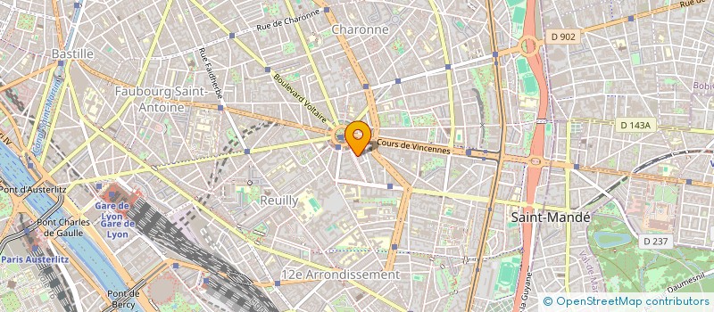 localisation de l'entreprise SCI MAILLAC à PARIS