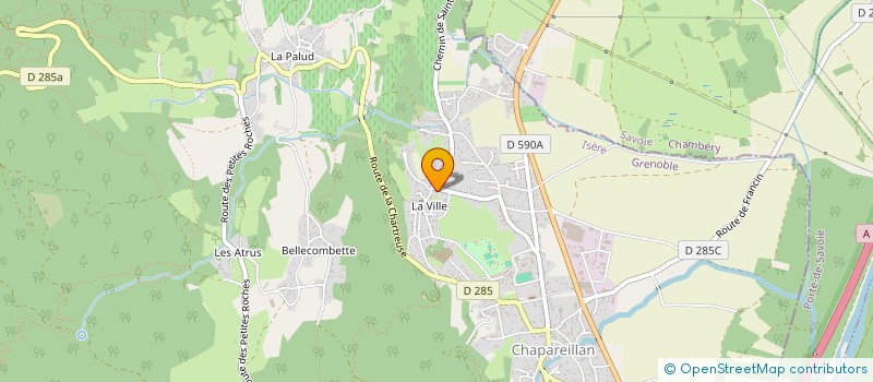 localisation de l'entreprise SCI MAILLANT  CHAPAREILLAN