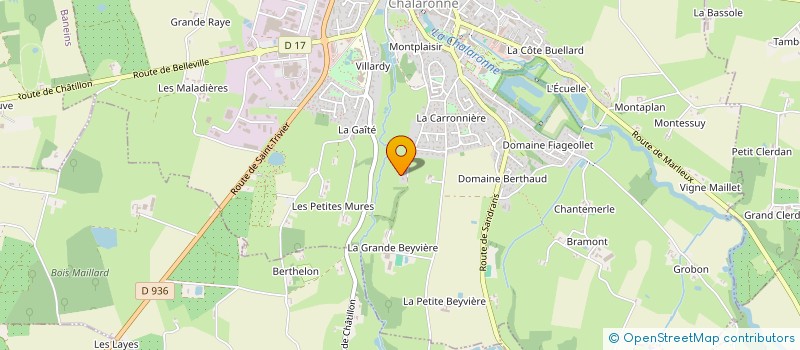 localisation de l'entreprise SCI MAILLARD  CHATILLON-SUR-CHALARONNE