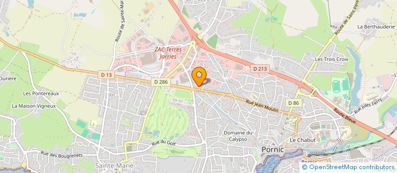 localisation de l'entreprise SCI MAILLARD  PORNIC