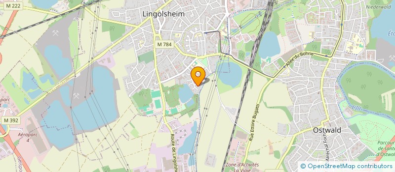 localisation de l'entreprise SCI MAILLARD LINGOLSHEIM  LINGOLSHEIM