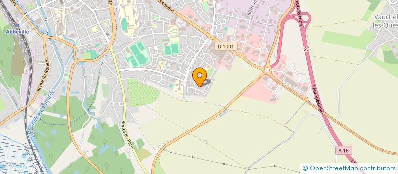 localisation de l'entreprise SCI MAILLARD SCHAMBERT à ABBEVILLE