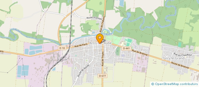 localisation de l'entreprise SCI MAILLAULIE  ARCIS-SUR-AUBE