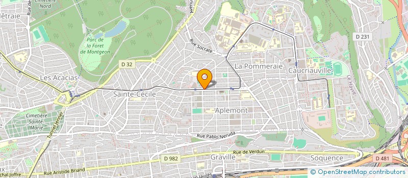 localisation de l'entreprise SCI MAILLE-BREZE à LE HAVRE