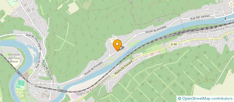 localisation de l'entreprise SCI MAILLE OH !  LIVERDUN