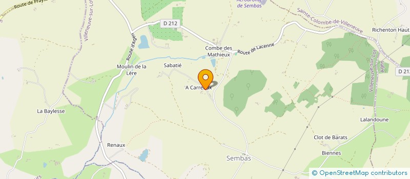 localisation de l'entreprise SCI MAILLET  LA CROIX-BLANCHE