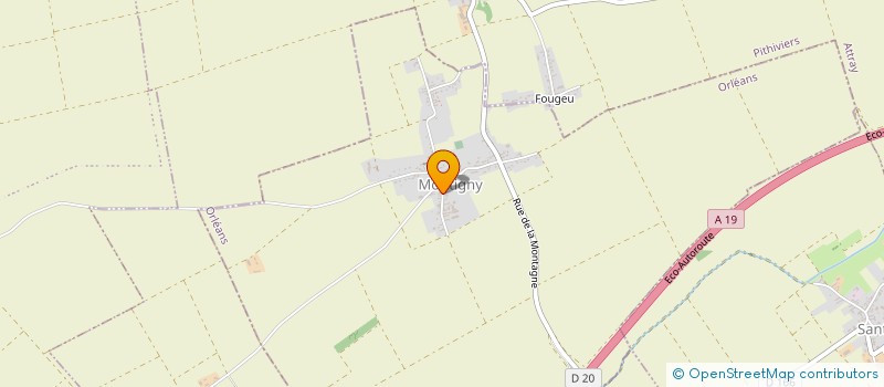 localisation de l'entreprise SCI MAILLET  MONTIGNY