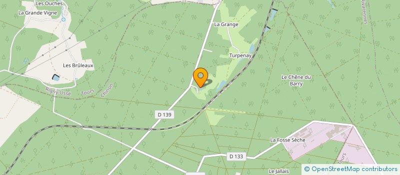 localisation de l'entreprise SCI MAILLET GOURDON  SAINT-BENOIT-LA-FORET