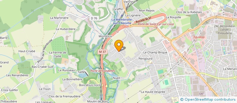 localisation de l'entreprise SCI MAILLET SEVESTRE à SAINT-CYR-SUR-LOIRE